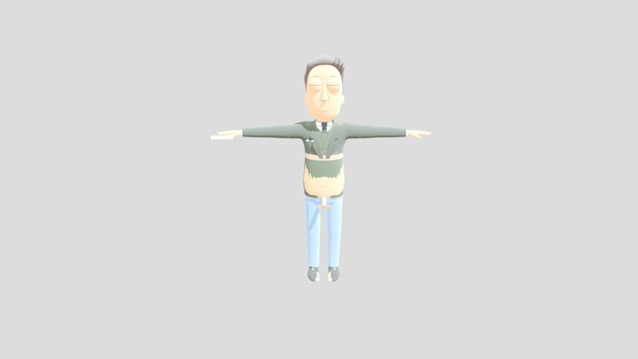 RM - Jerry Smith Pack - Blender Rig V1.0 3D Model