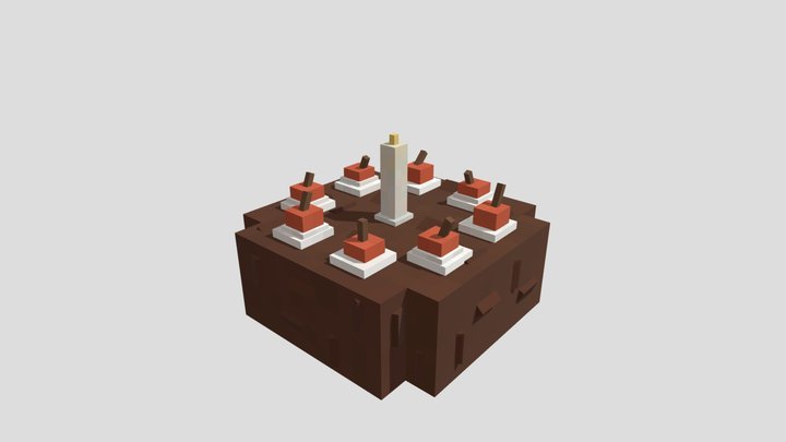 Cake is a lie 3D Model