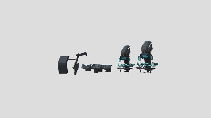combine pack 3D Model