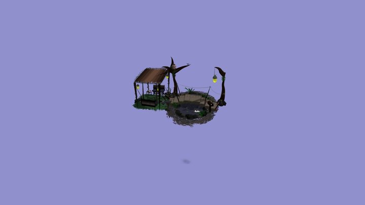 Little fairy garden 3D Model