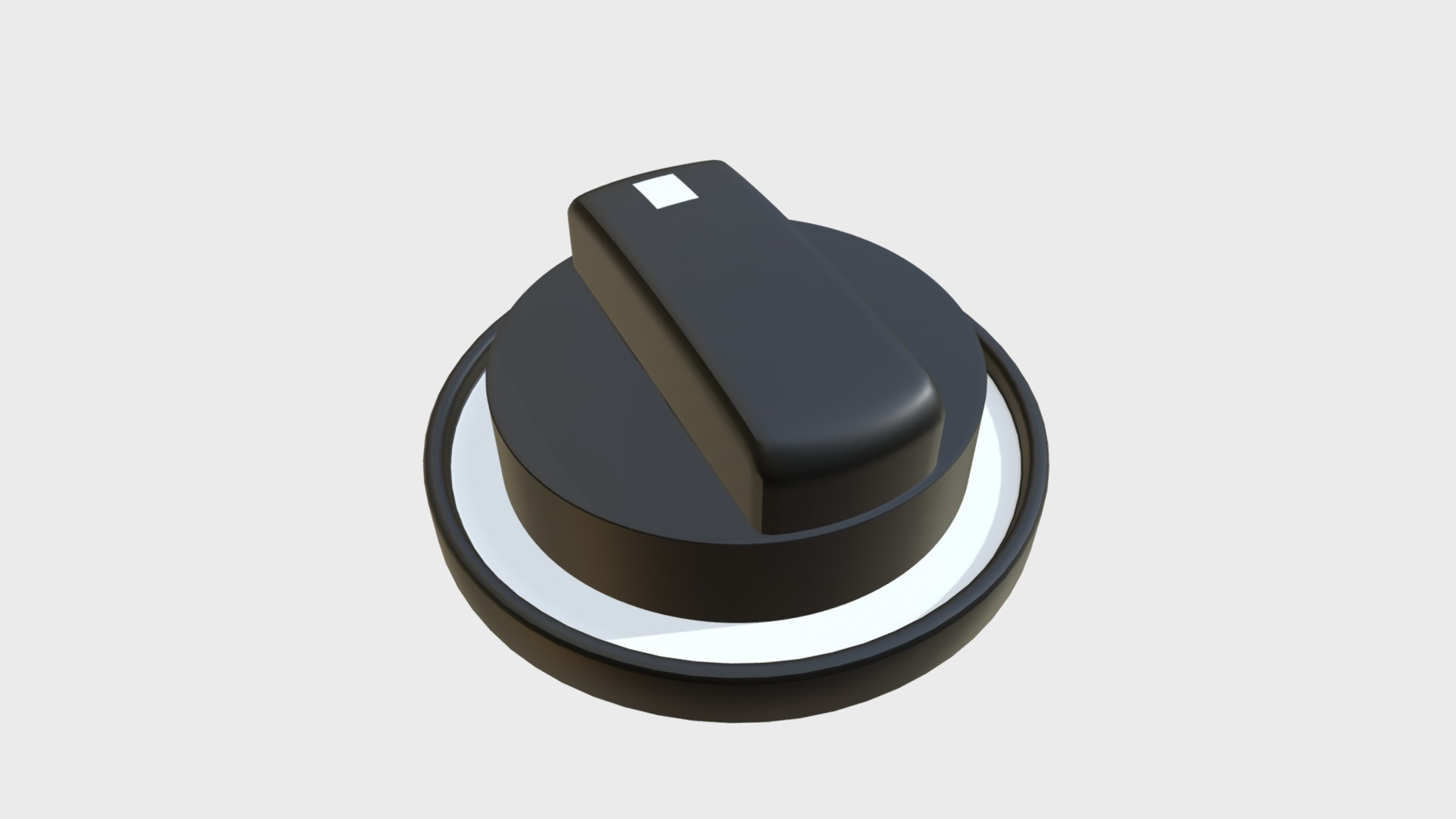 3D model Knob with support - This is a 3D model of the Knob with support. The 3D model is about icon.