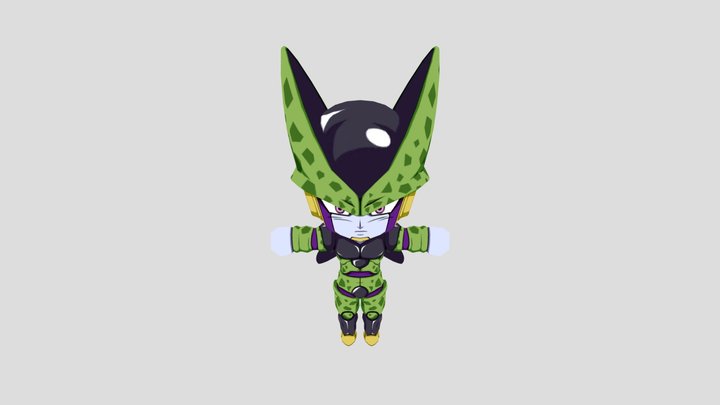 Perfect Cell DBFZ Lobby Model 3D Model