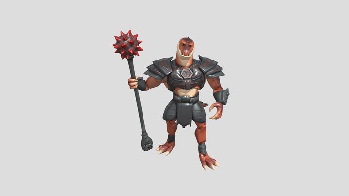 Kingdom Hearts III - Reptillus Maximus Statue – Kostenloses 3D-Modell STL