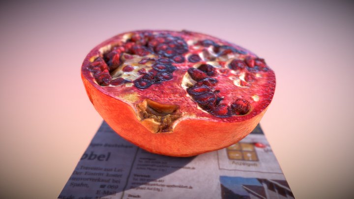 Granatapfel 3D Model