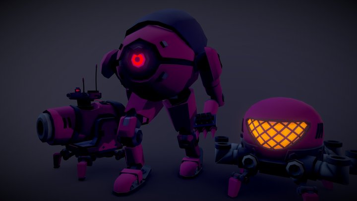 Enemy models (Sunrise protocol) 3D Model