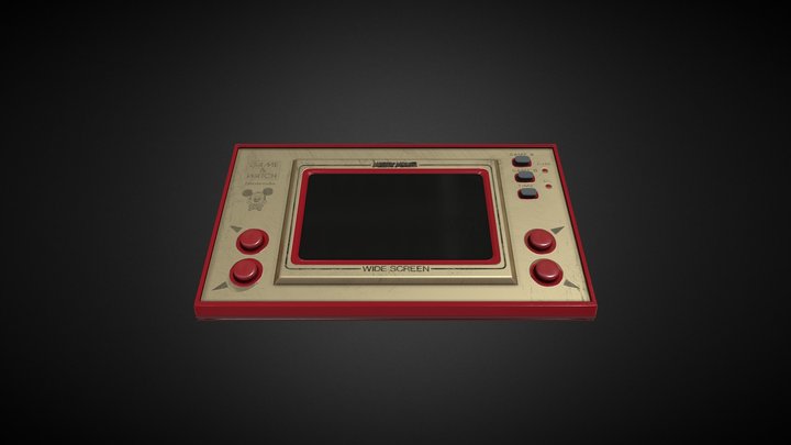 Nintendo mickey mouse 1981 lp 3D Model