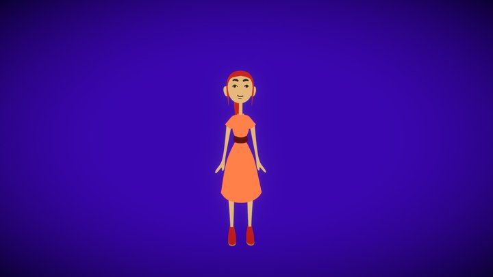 chara girl for expo – Modello 3D gratuito STL