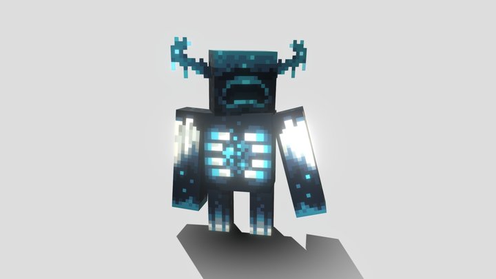 Minecraft Warden 3D Model