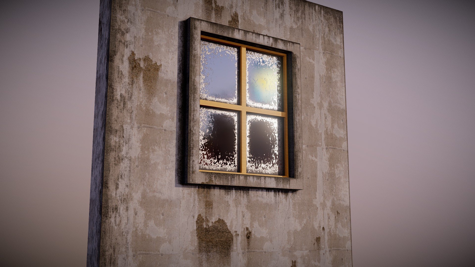 Modular House Wall with Window - Download Free 3D model by abhayexe ...