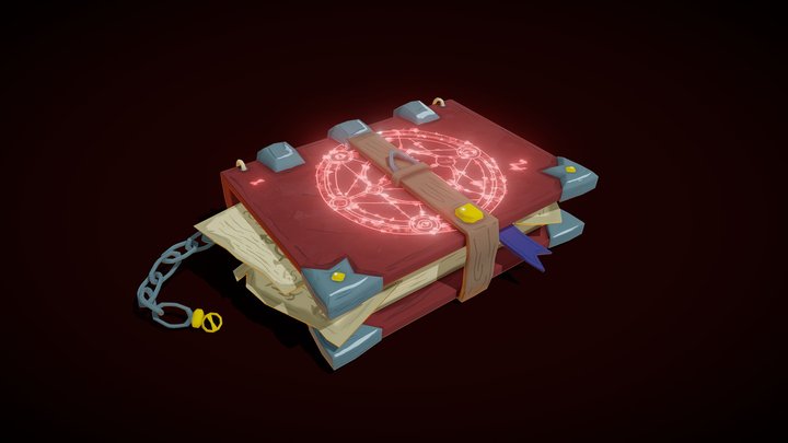 Alchemy Book 3D Model
