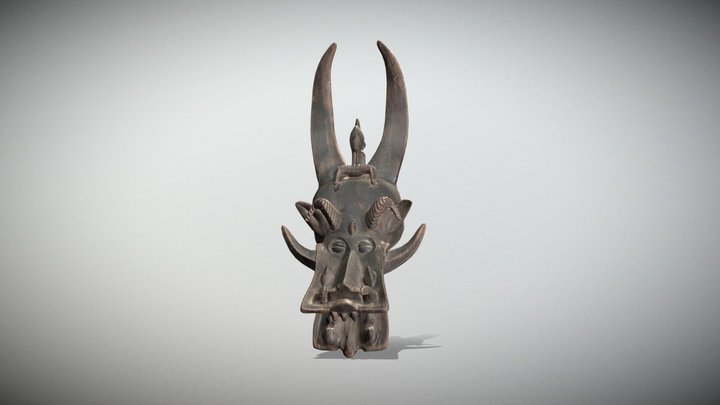 Kponyugu Mask 3D Model