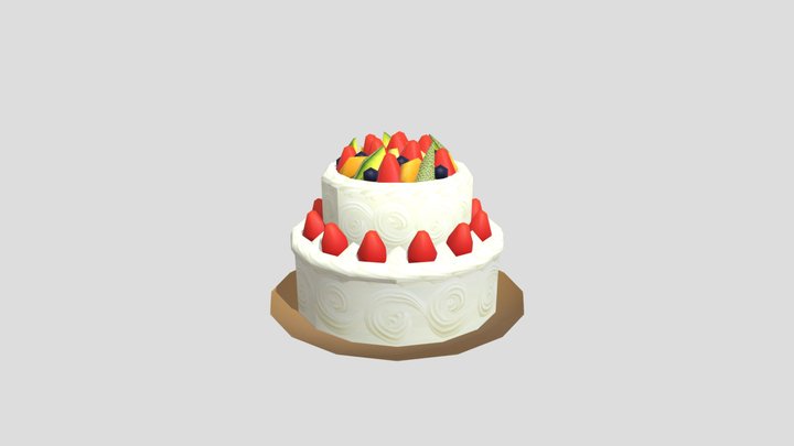 [Paper Mario: Sticker Star] Cake – Kostenloses 3D-Modell STL