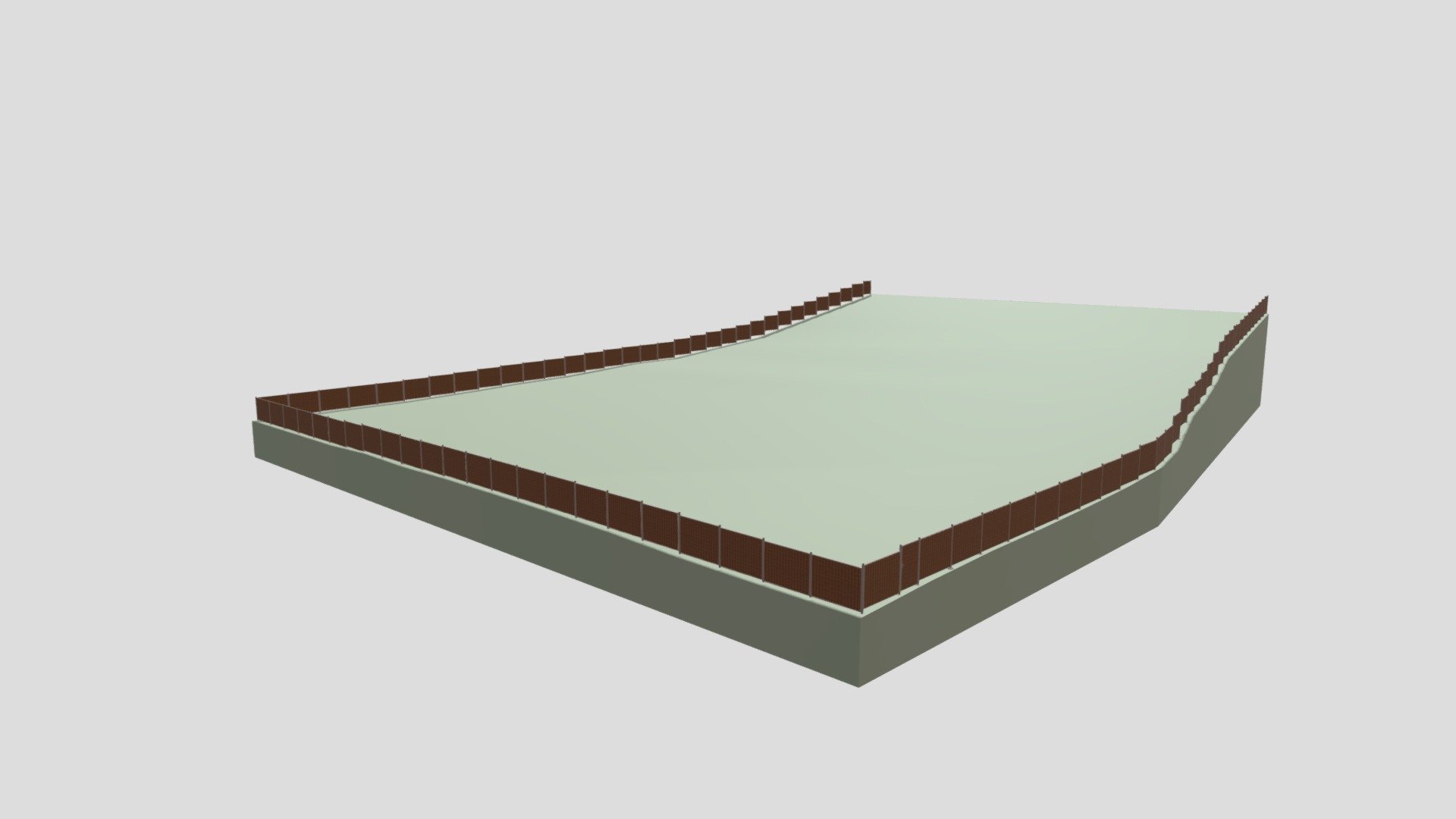 Забор из лозы Вариант 1 - 3D model by irgelapich [91bcef1] - Sketchfab