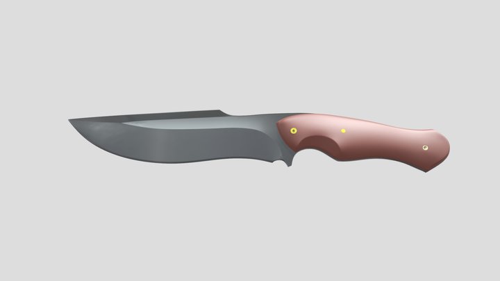 hunting knife 3D Model