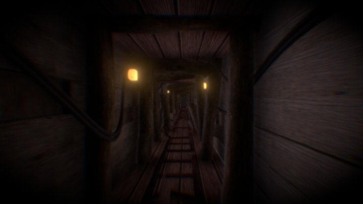 Wood Tunnel 3D Model