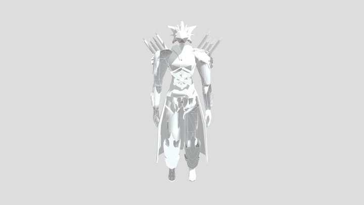 titan pencil woman 3D Model