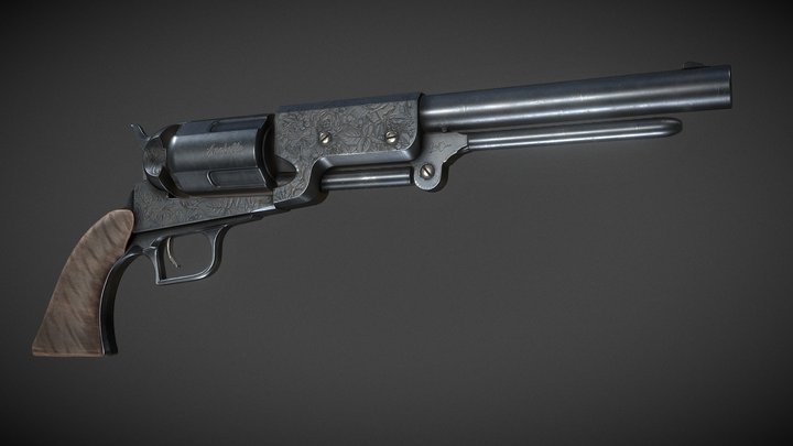 Colt Revolver - FREE 3D Model