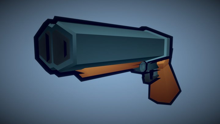 Heavy Super Shotgun 3D Model