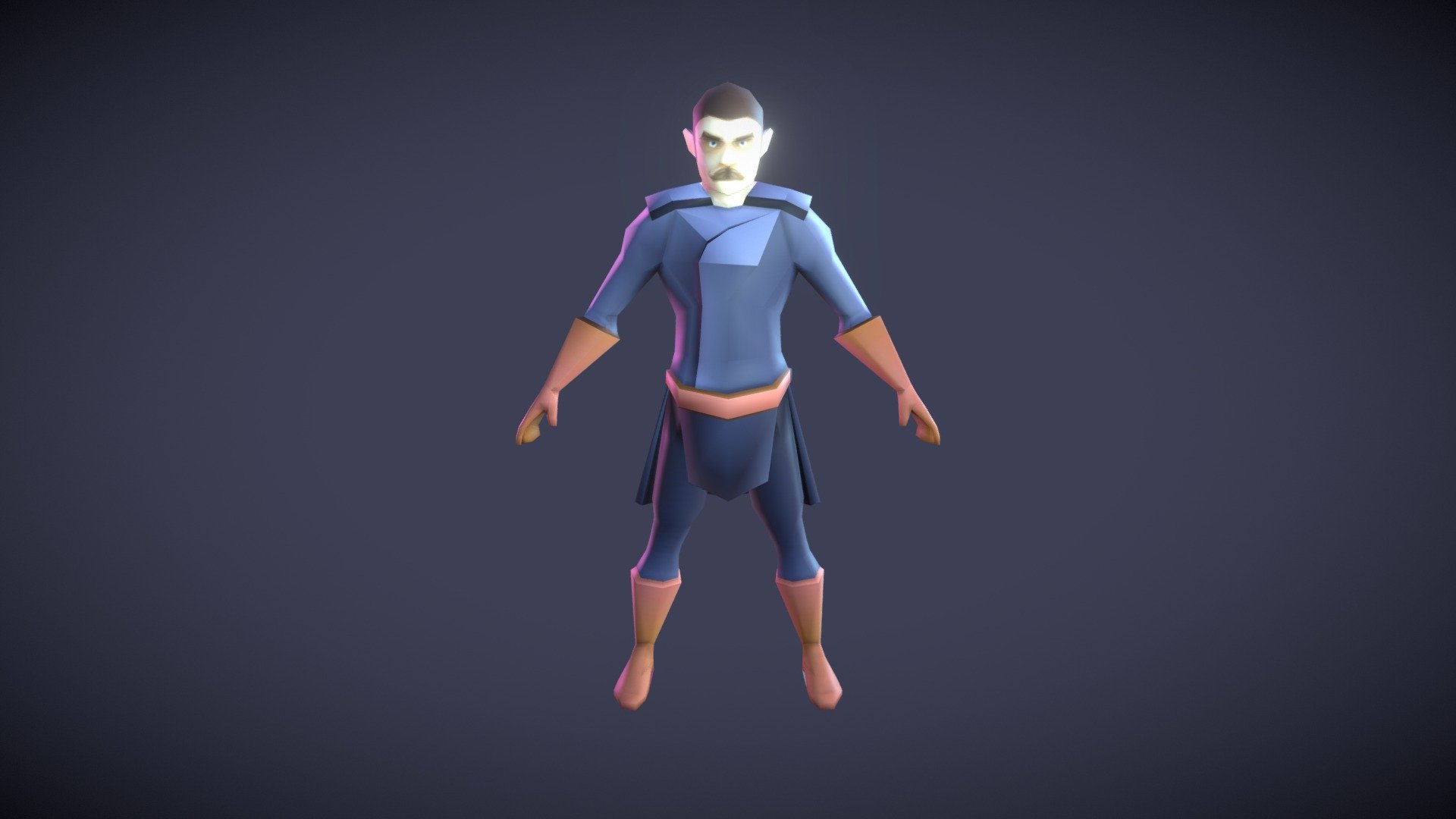 Low poly Marine