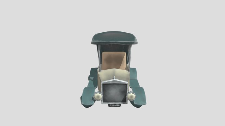 Stylized Car - Hand Paint 3D Model