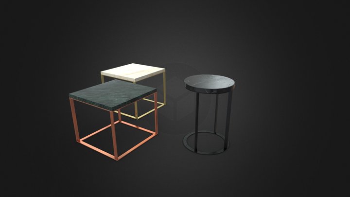 Lithos Tables By B&B Italia 3D Model
