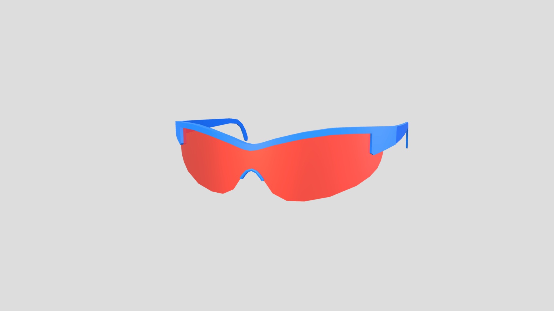 3D model Cyclist Sunglasses - This is a 3D model of the Cyclist Sunglasses. The 3D model is about logo, company name.