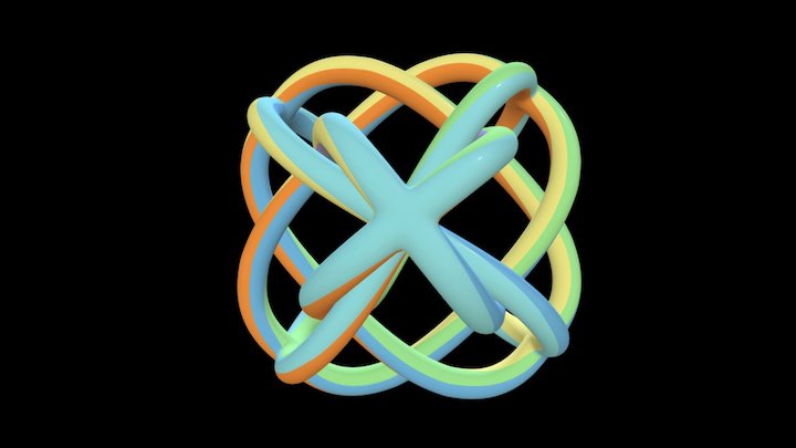 The 6-ring 3D Model