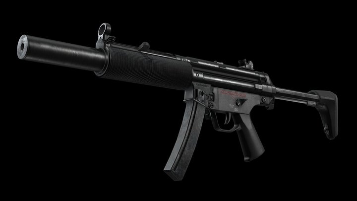 MP5sd6 3D Model