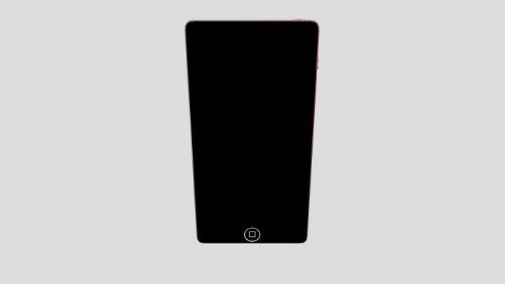 smart Phone low-poly 3D Model