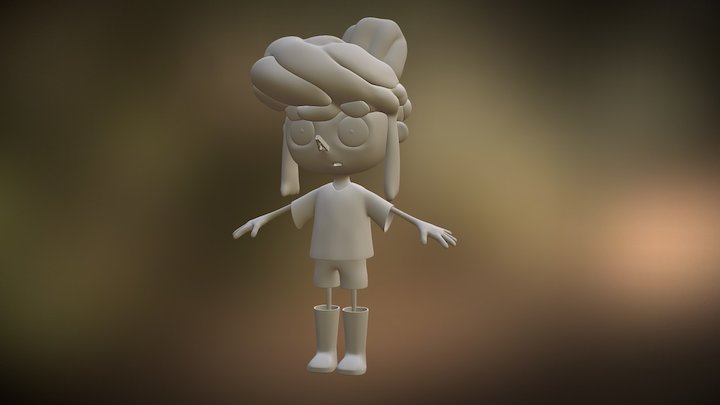 Swamp Girl 3D Model