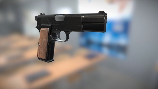 Browning HP 3D Model