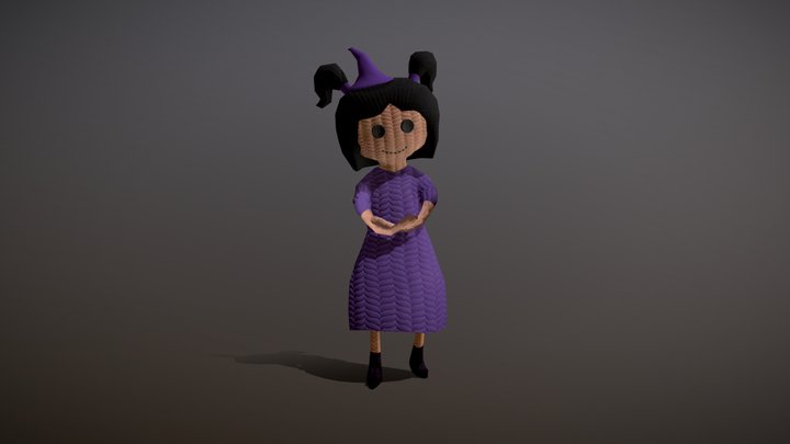 Doll Witch 3D Model