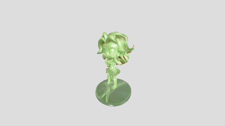 Mermaid Warrior 3D Model