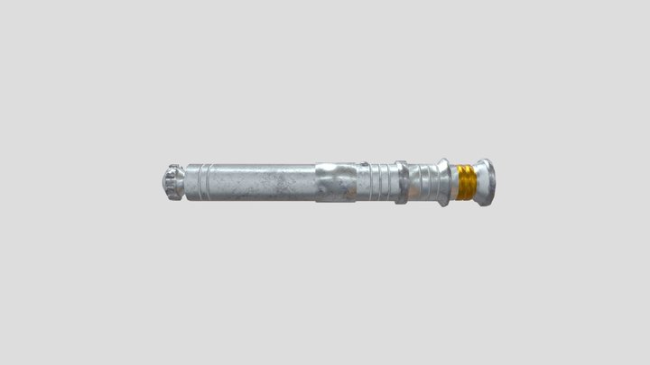 Revan Lightsaber Game Ready Asset 3D Model