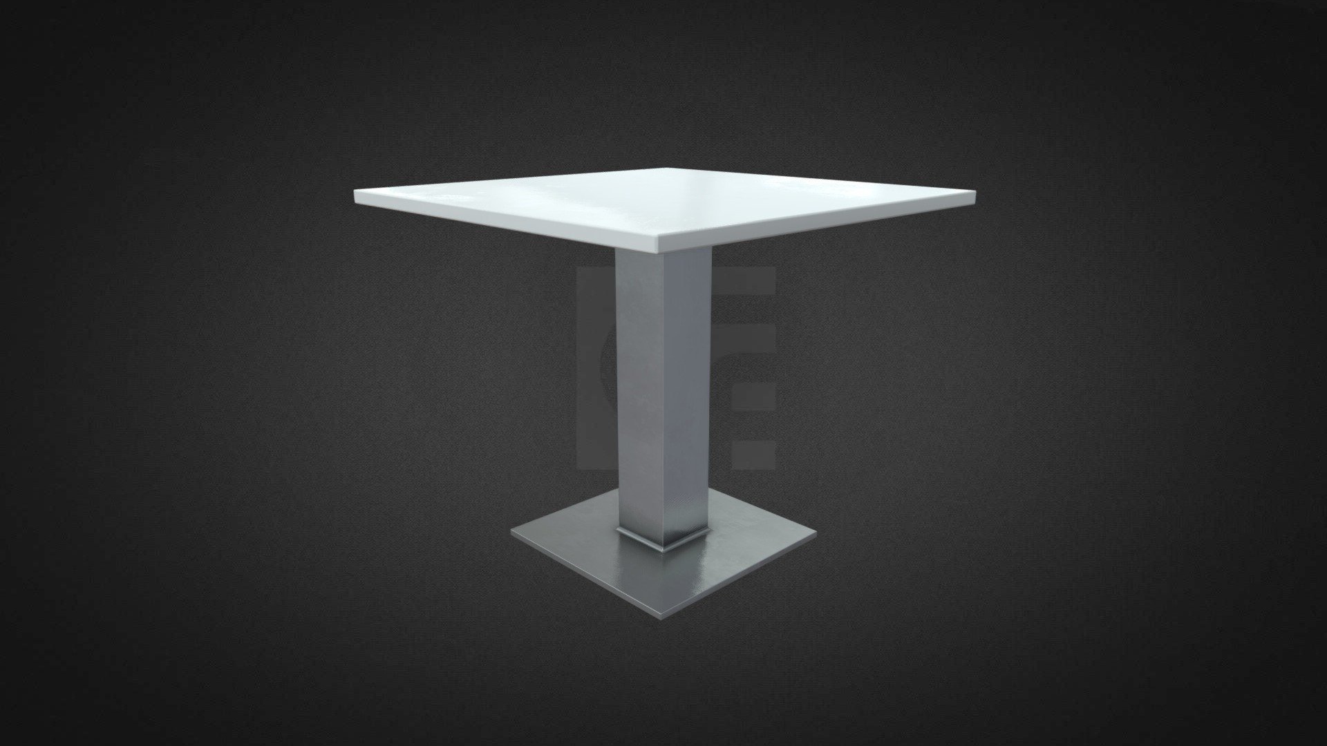 Surf Table Square Hire — Sketchfab embed 3D viewer