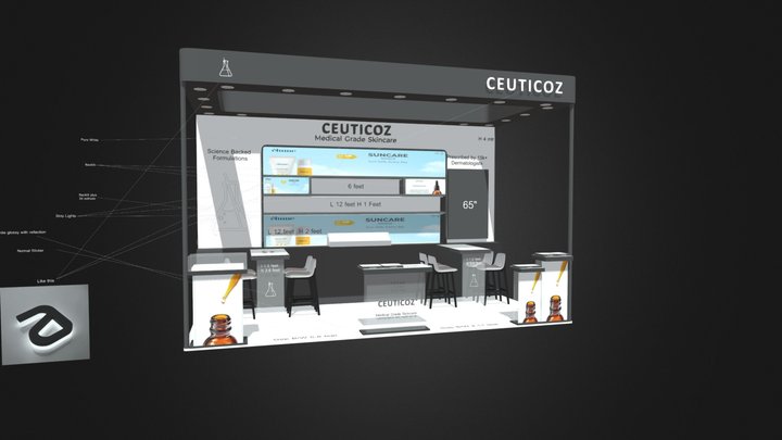 Ceuticoz Dubai Derma 2026 3D Model