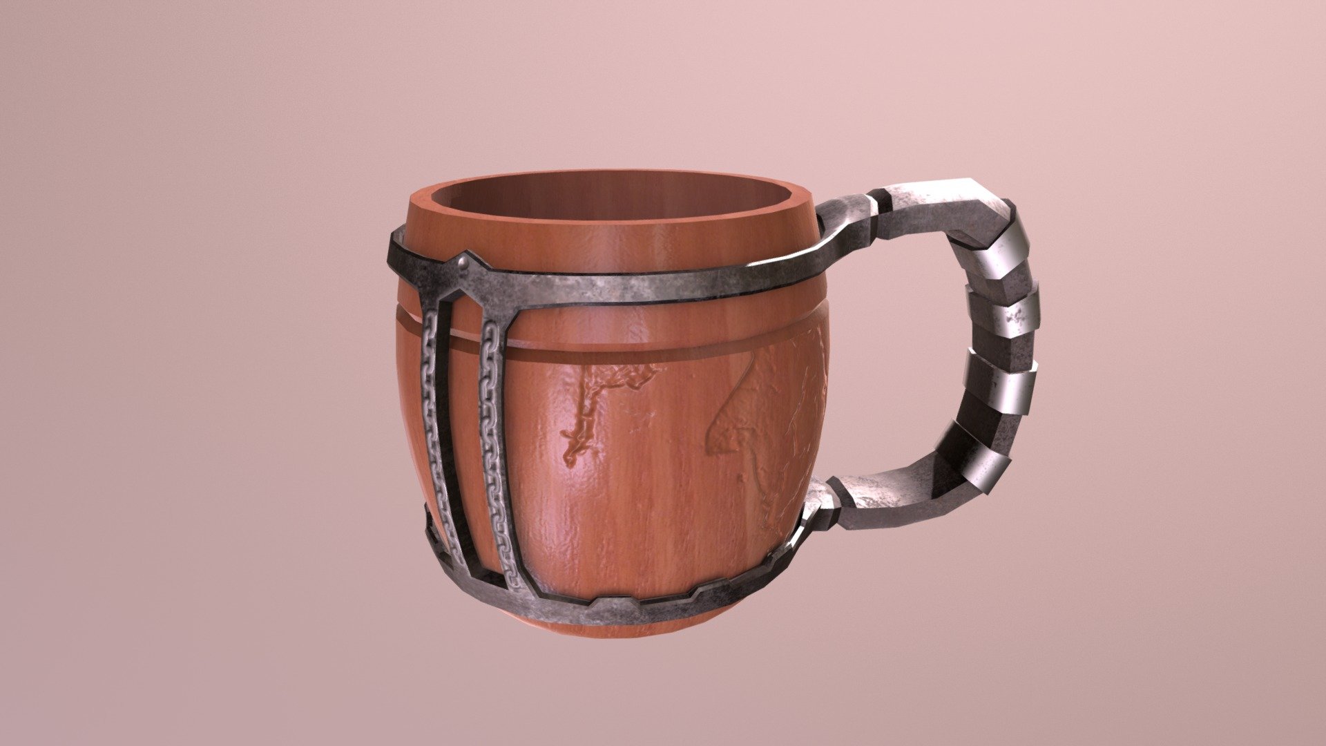 Wood mug