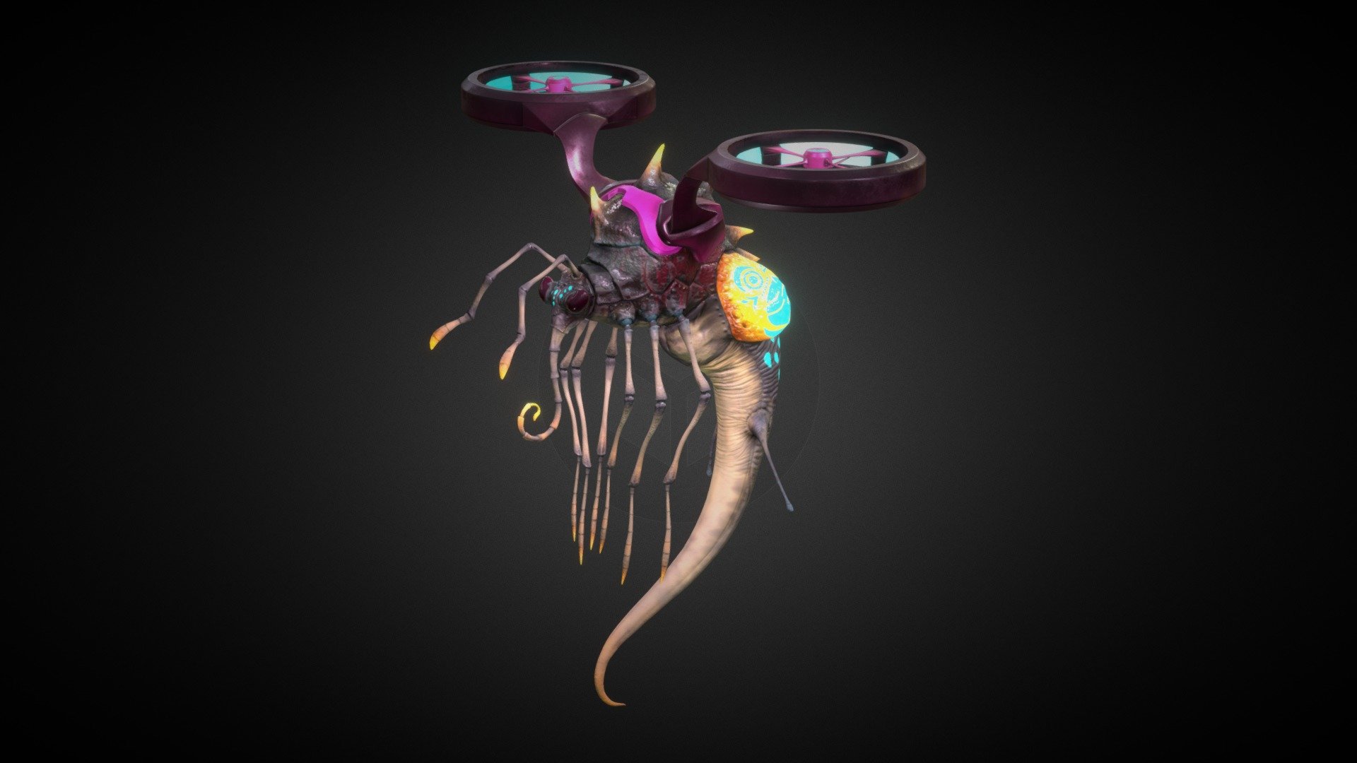 B2C3 - Julie Plak - Insectoïde - 3D model by JuliePlak [91c5420 ...