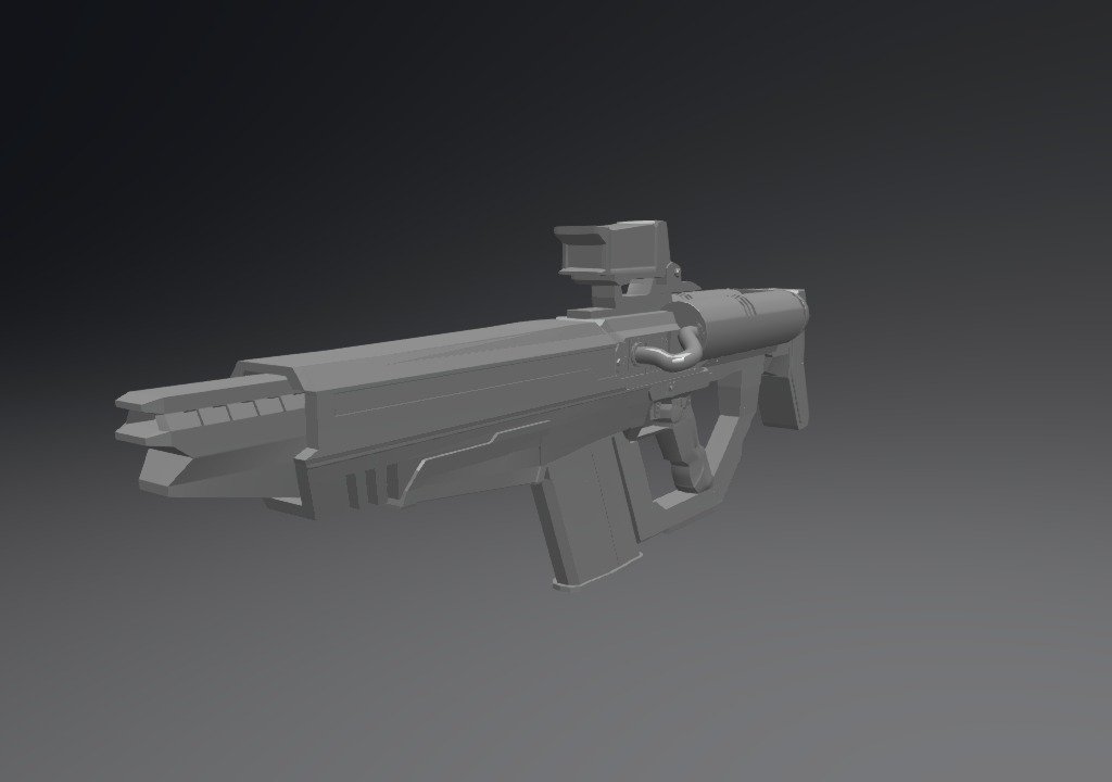 RailGun 3D model by RyanGibbyGibson2452 [91c5bc2] Sketchfab