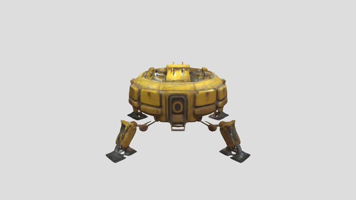 Shelter Bot 3D Model