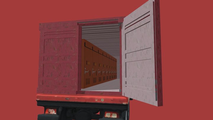 Squid Game (Number 11 Semi Trailer) 3D Model
