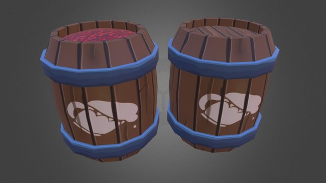 Barrels 3D Model