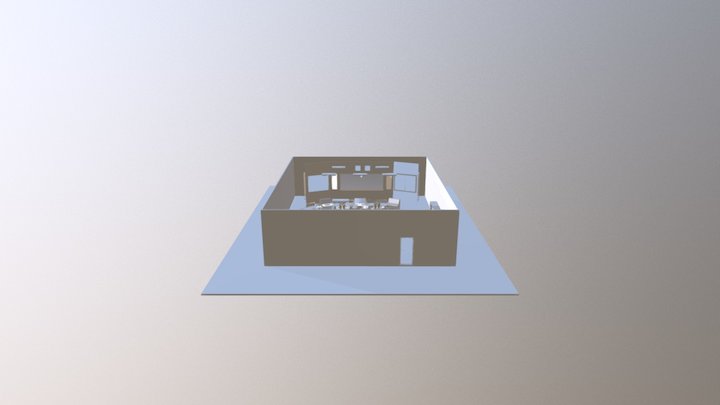 Sala De Control 3D Model
