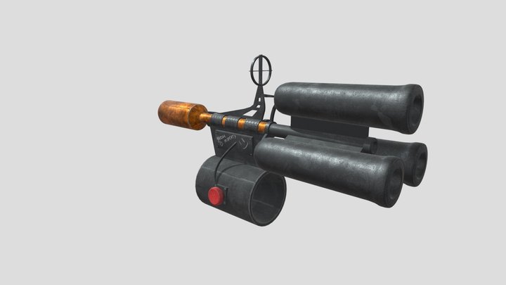 Hand cannon 3D Model