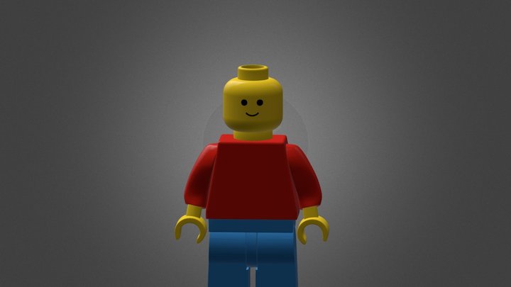 Legoman 3D Model