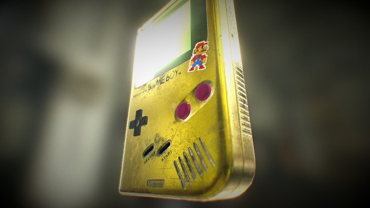 Lost World Gameboy 3D Model
