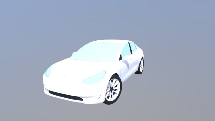 Tesla Model 3 (FREE TO USE) 3D Model