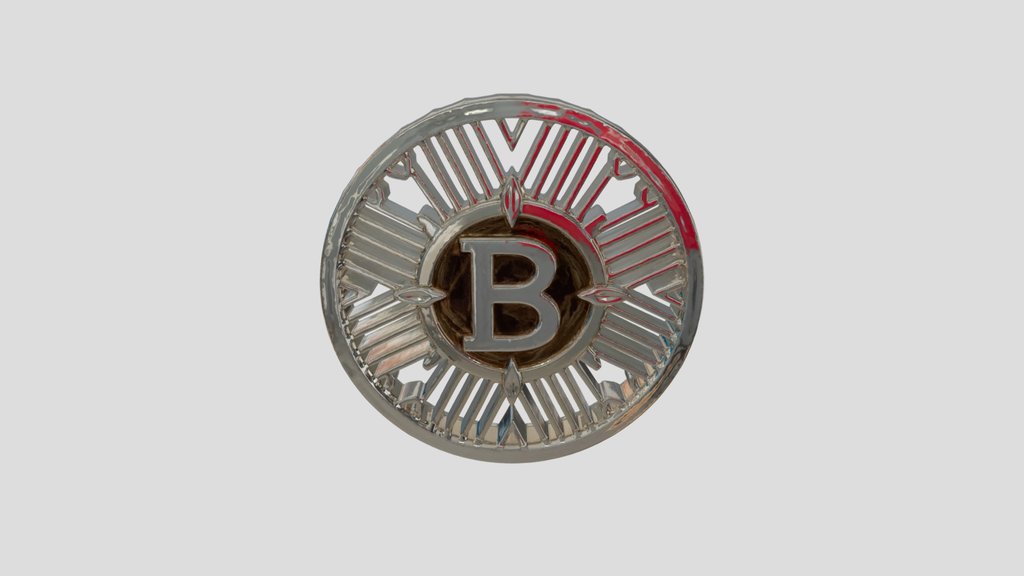 Golden Bitcoin Emblem