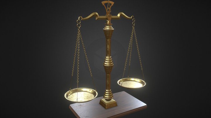 Balance Scale 3D Model