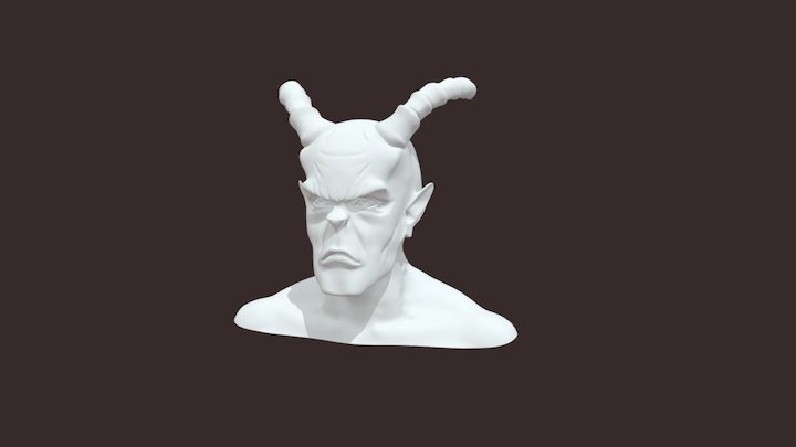 Demon_Head 3D Model